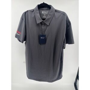 BYLT Premium Basics Lux Polo Shirt Mens XL Grey Yamaha Watercraft Logo NWT